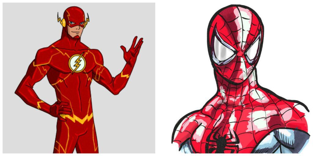 Flash and Spiderman, not so different after all. | Comics Amino