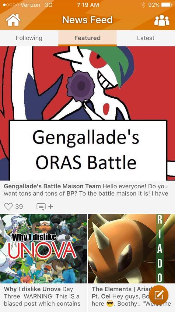 Gengallade S Battle Maison Team Pokemon Amino