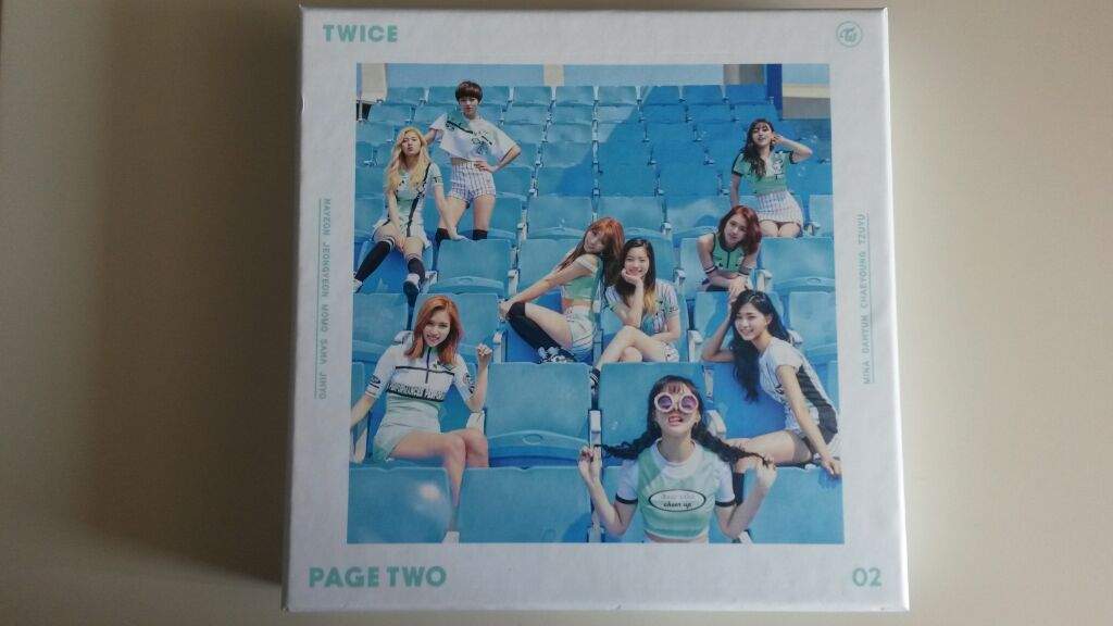 Twice Cheer Up Mint Ver Unboxing K Pop Amino Twice has revealed a new teaser photo for cheer up. the image shows the members in new outfits looking out in the distance with the updated release there are seven tracks in total for the album, with the seventh song only available through the physical disc. twice cheer up mint ver unboxing