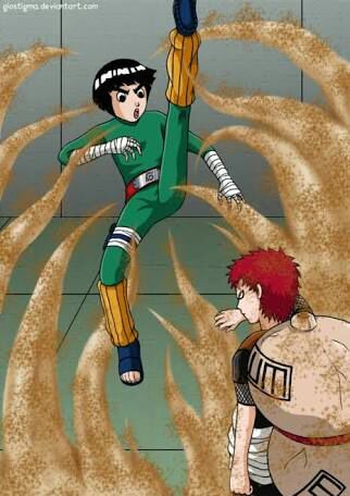 Gaara Vs Rock Lee | Lucha Favorita | •Anime• Amino