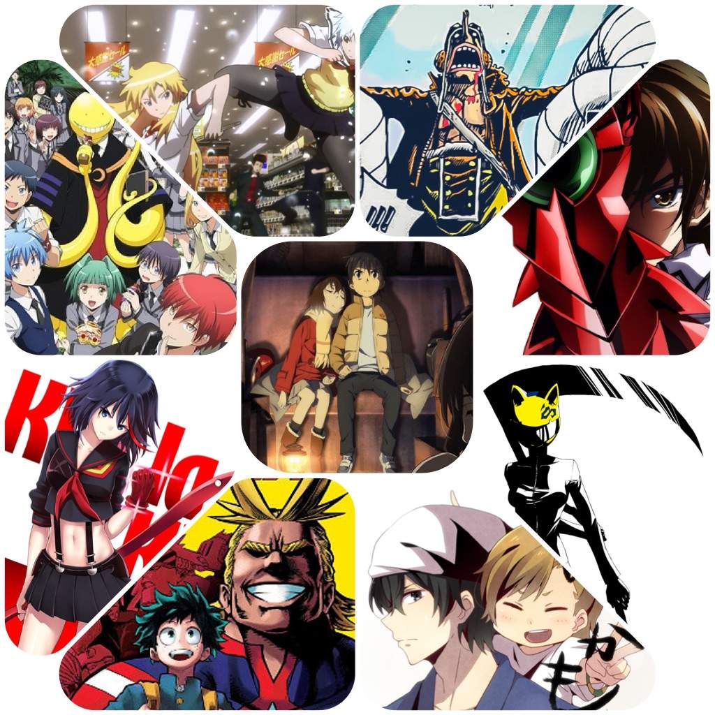 Favorite Anime Collage | Anime Amino