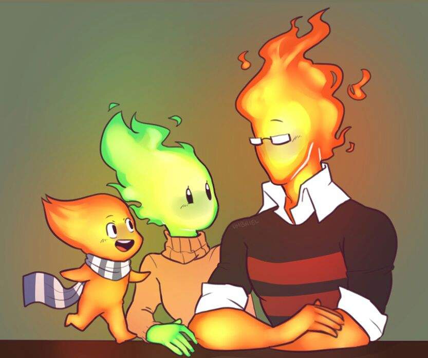Grillby's new daughter.