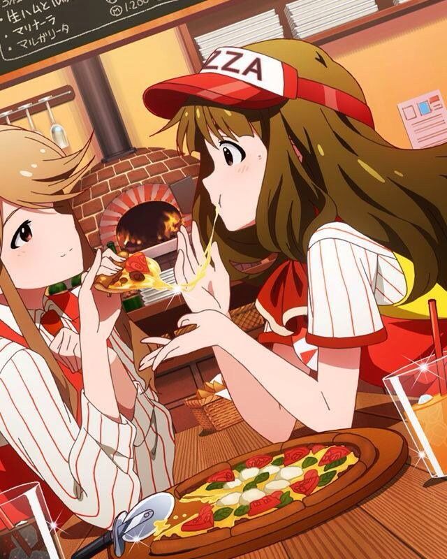 Pizza Hut Anime Girl