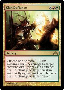 gruul mtg commander colors cards clan creatures same