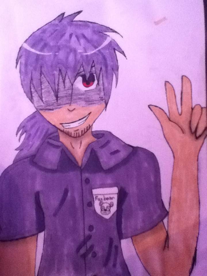 Purple Guy Drawing! | Anime Amino