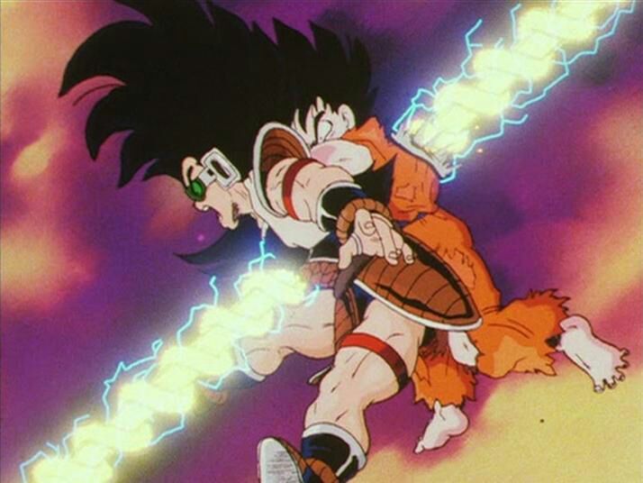 Image result for goku and raditz die