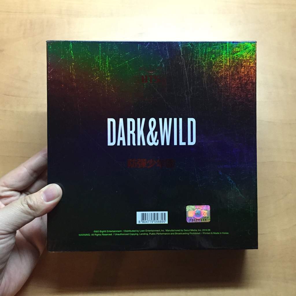 bts dark and wild album unboxing