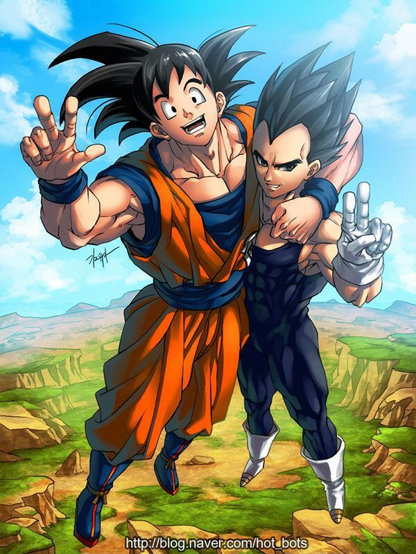 ssg goku and vegeta