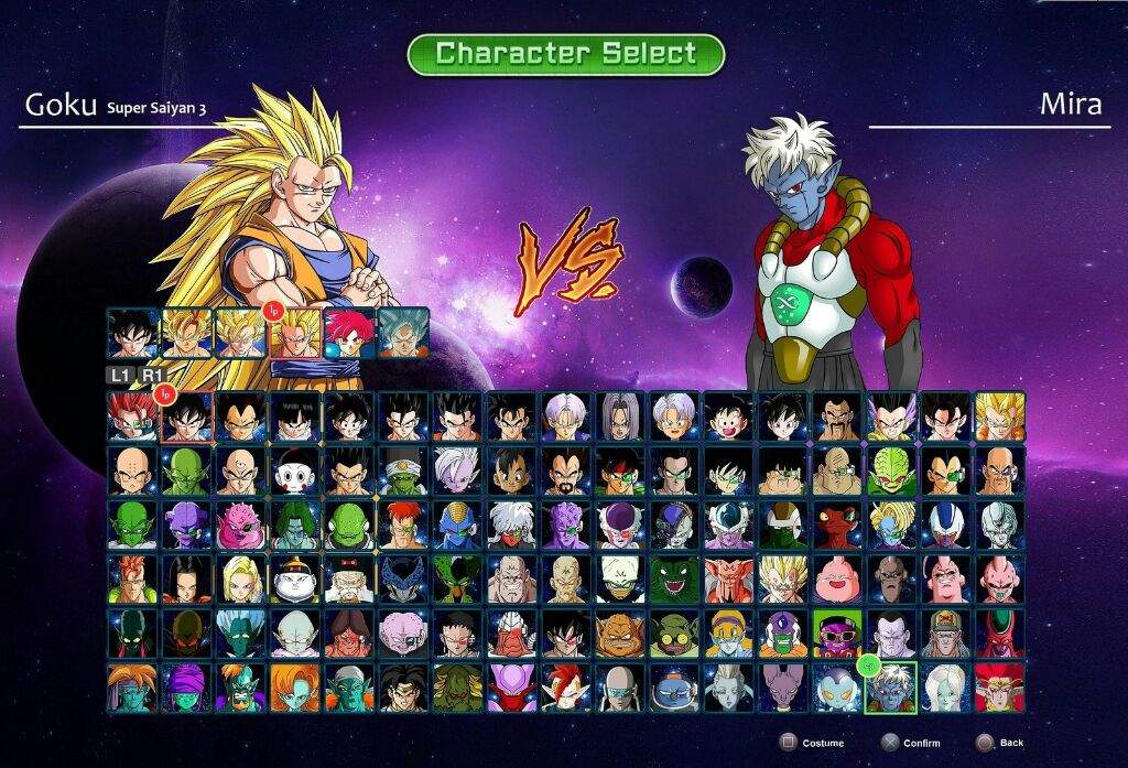 dbz xenoverse 3 all characters