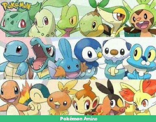 Pokemons iniciais de xy | Pokémon Amino