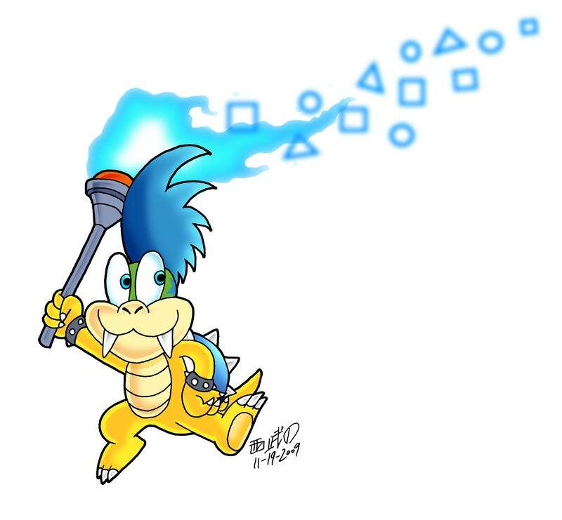 super mario world larry koopa