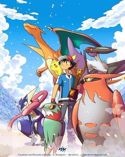 Pokémon Anime: Ash Kalos League Team and Hopes | Pokémon Amino