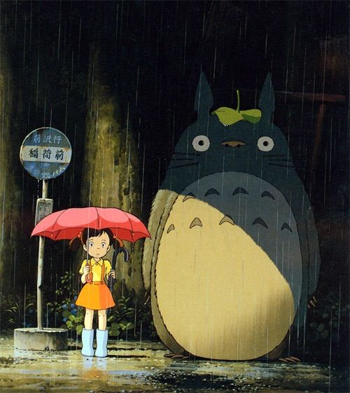 Totoro Umbrella Scene | Anime Amino