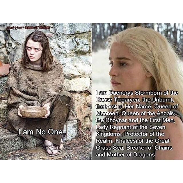 The Difference Between Arya Daenerys Thrones Amino