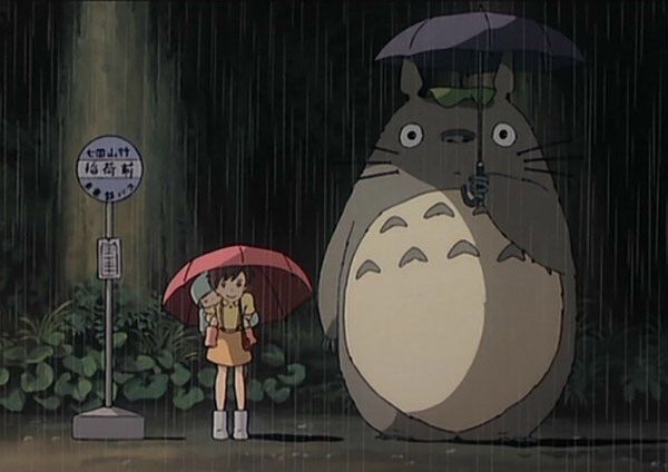 Totoro Umbrella Scene | Anime Amino