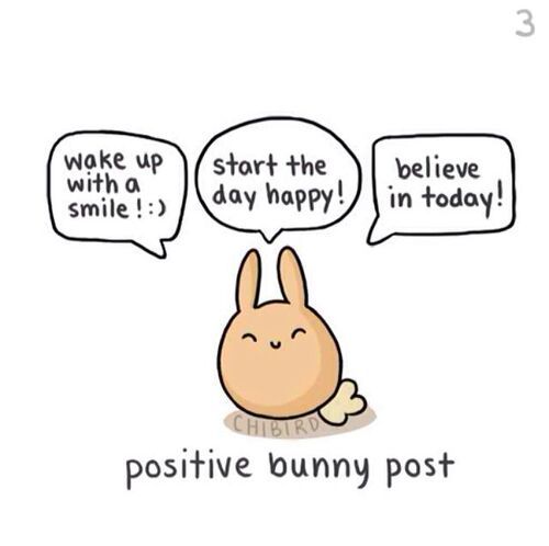 Positive bunny post🐰 | Anime Amino