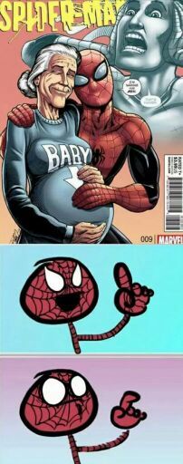 spiderman tuvo un hijo con la tia may!!! | •Cómics• Amino