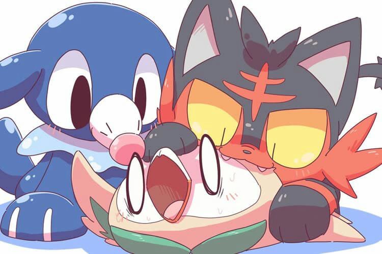 Rowlet Litten Y Popplio Pokemon Amino