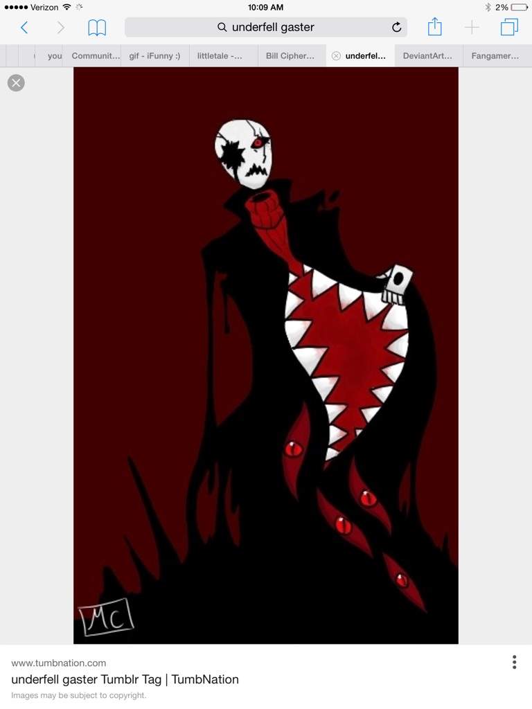 Underfell Gaster (sorta, kinda) | Undertale Amino