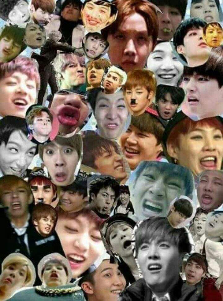 Collage-BTS-#V#JIMIN#JHOPE#JIN#RM#SUGA#JUNGKOOK♥ | •K-Pop• Amino