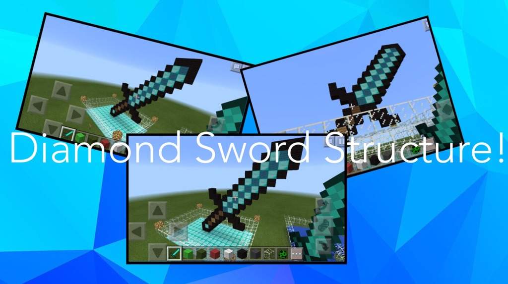 Diamond Sword Build Mcpe Minecraft Amino
