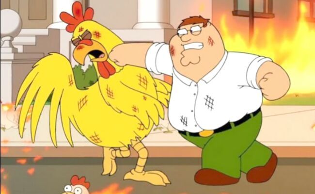 mighty pups giant chicken