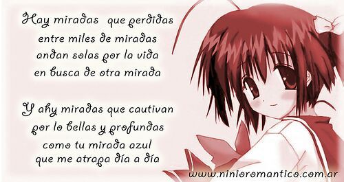 Poemas Para Otakus •anime• Amino