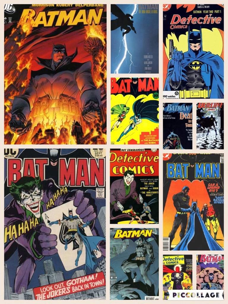 Batman Comics Collage | Comics Amino