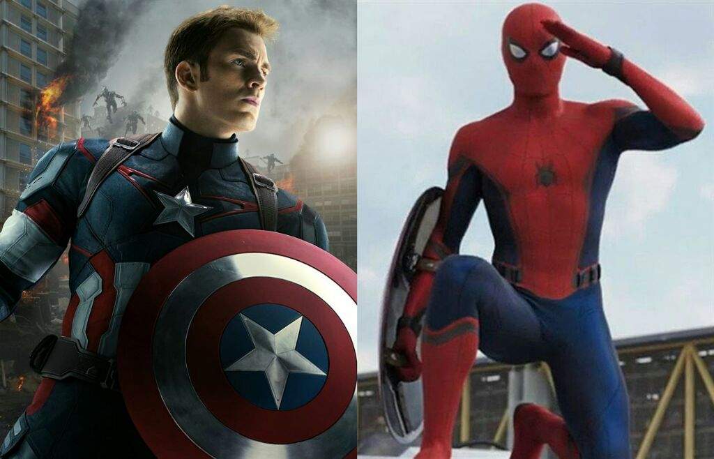 Capitán América en Spider-man Homecoming | •Cómics• Amino