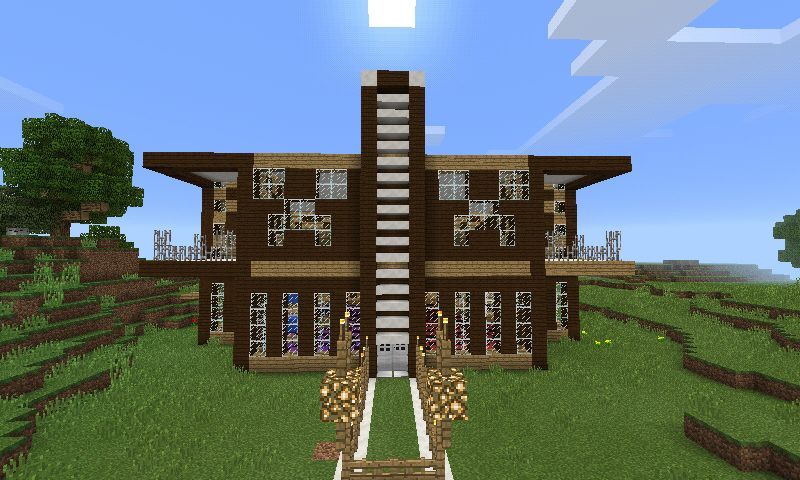 Mi primer casa en minecraft jeje dejen comentarios si me salio chida o fea  o traten de construir una mejor k yo denme su like | Minecraft Amino •  Crafters Amino