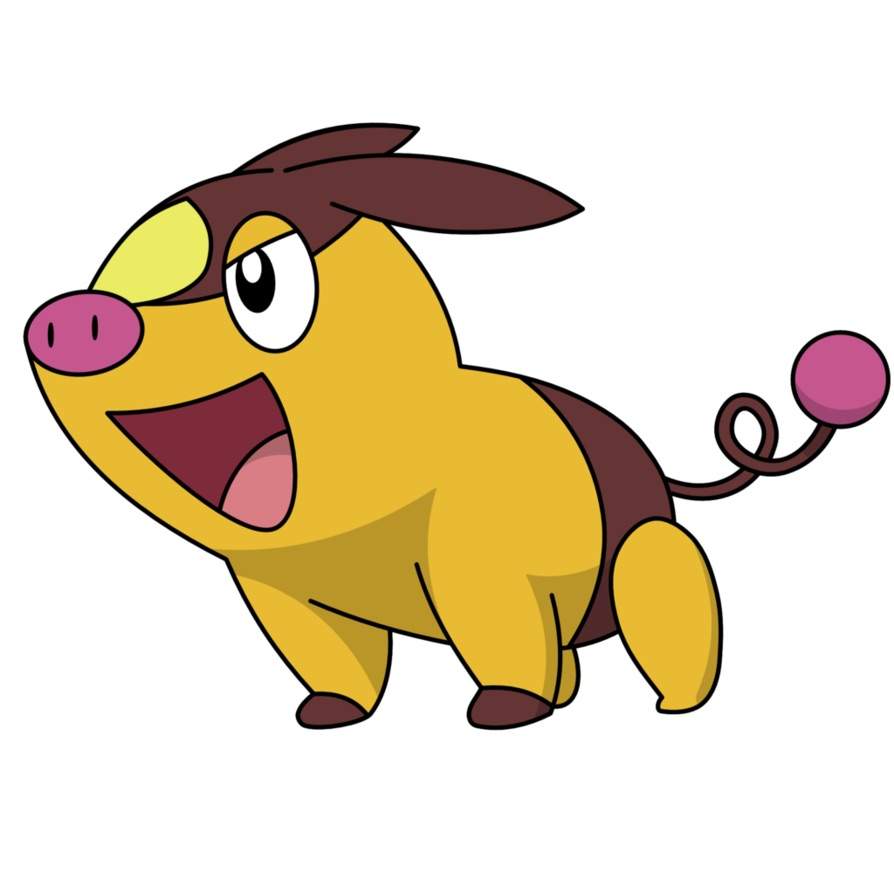 Tepig, Pignite y Emboar Shiny.