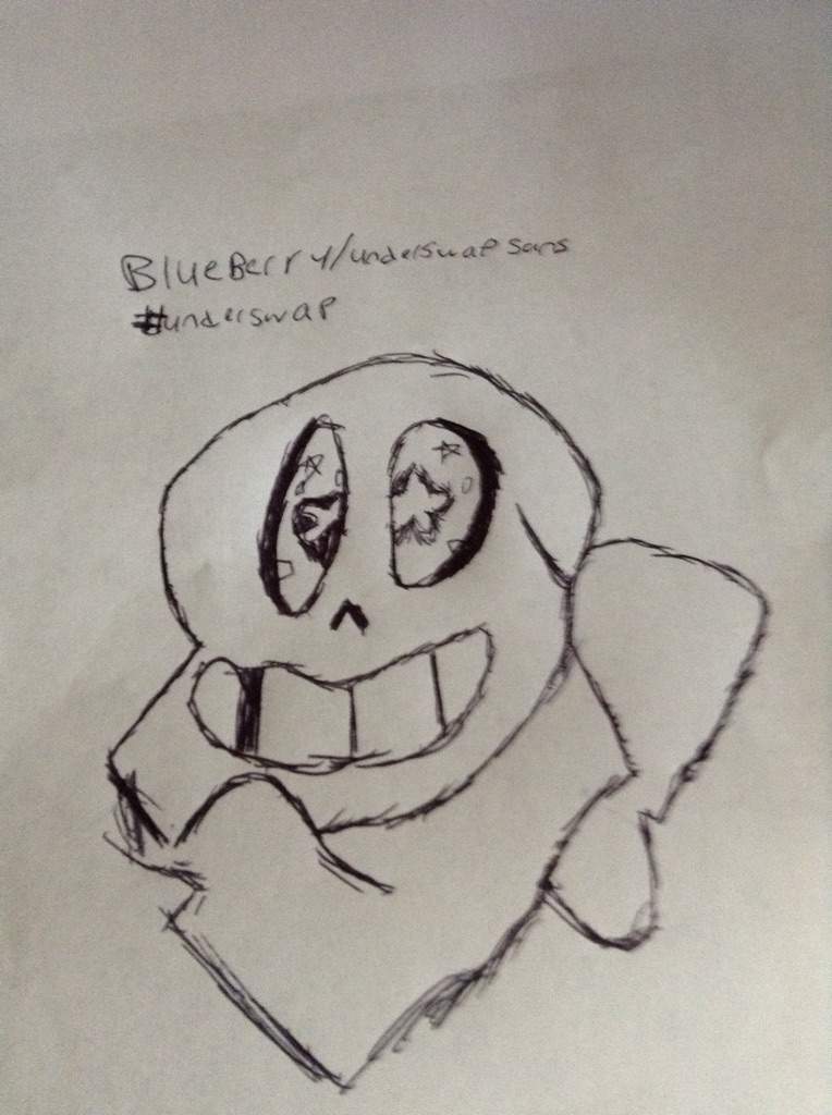 BlueBerry/Underswap Sans Drawing | Undertale Amino