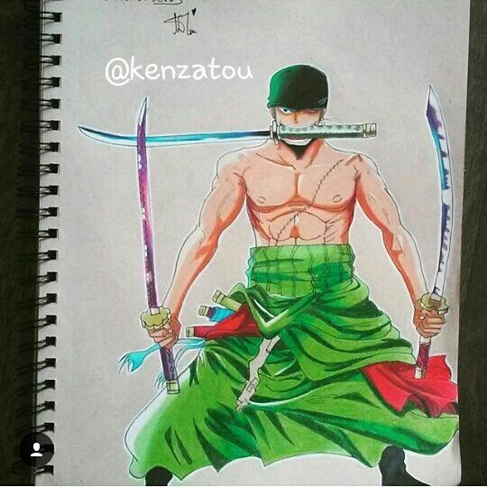 Roronoa Zoro Drawing Anime Amino