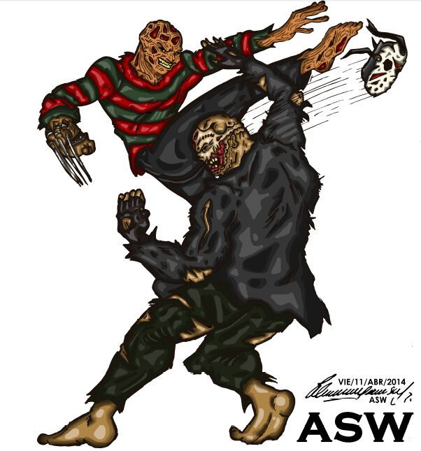 Freddy Vs Jason Fan Art 1 Horror Amino