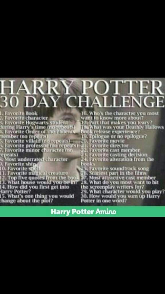 Harry Potter: 30 day challenge | Harry Potter Amino