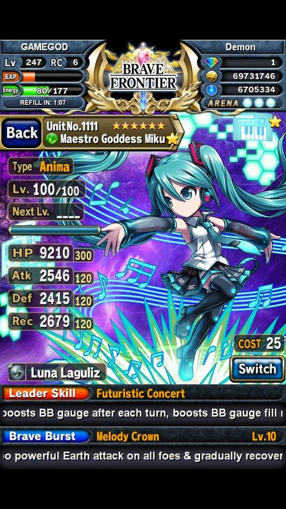 luka brave frontier