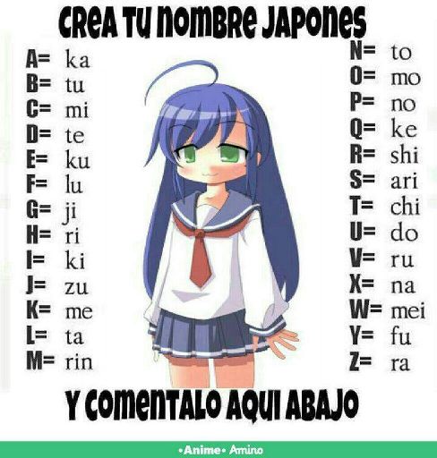 Crea tu nombre en japones | •Anime• Amino