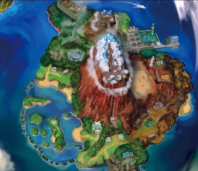 A Breakdown of the Alola Region map! | Pokémon Amino