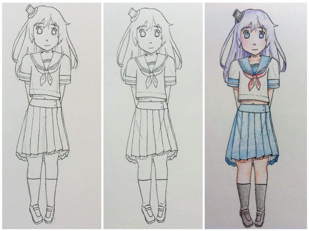 Let's draw Sailor School Uniforms | Anime Amino