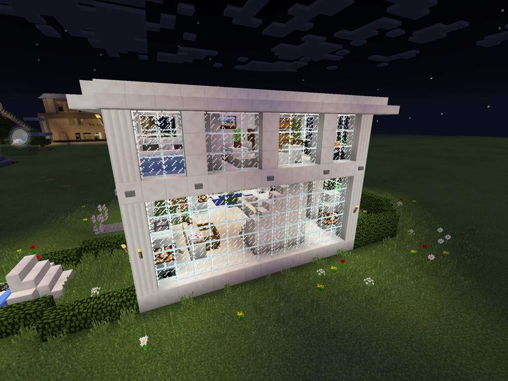 Modern Glass House Build Minecraft Amino