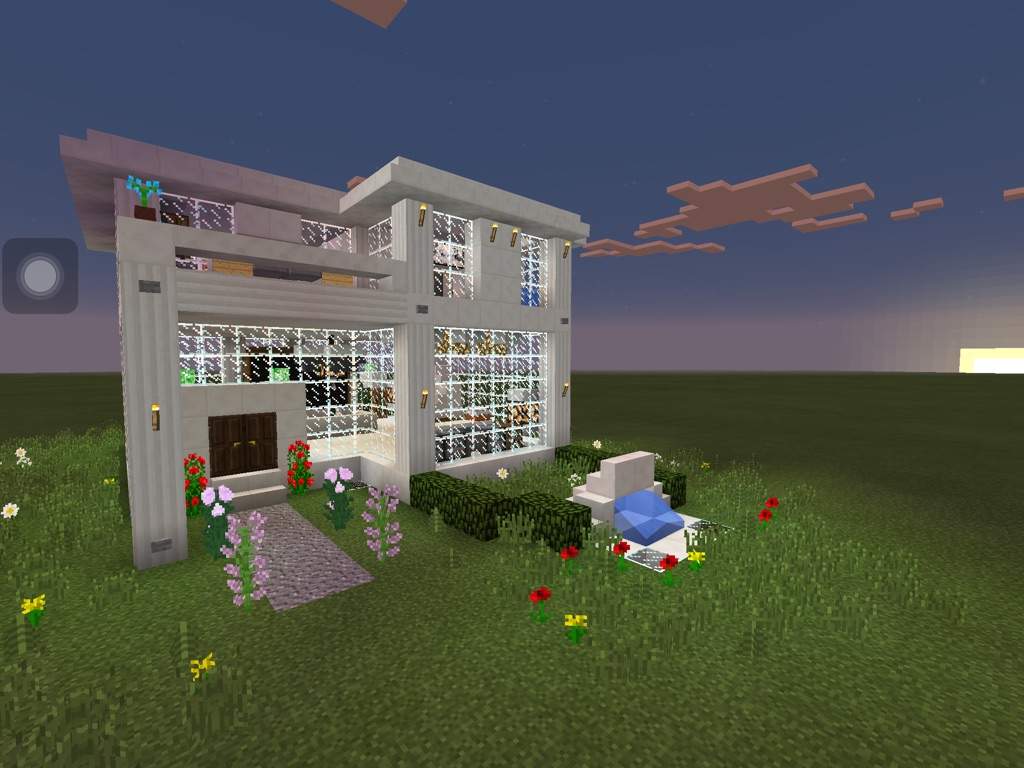 Modern Glass House Build Minecraft Amino