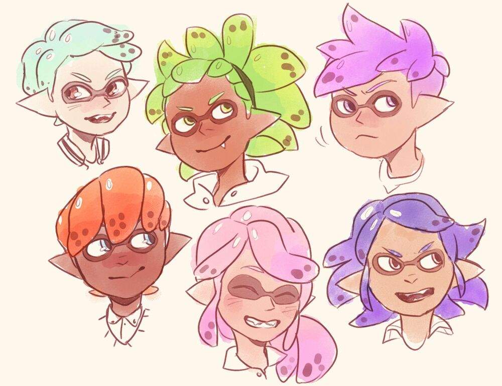 Splatoon Hairstyle Drawing Challenge | Splatoon Amino