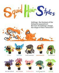 Splatoon Hairstyle Drawing Challenge  Splatoon Amino