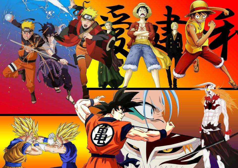 Q Juegos De One Piece Dragon Ball Z Naruto Bleach Online Te Parecen Mejor Tanto En Grafucos Distribucion De La Historia Anime Amino