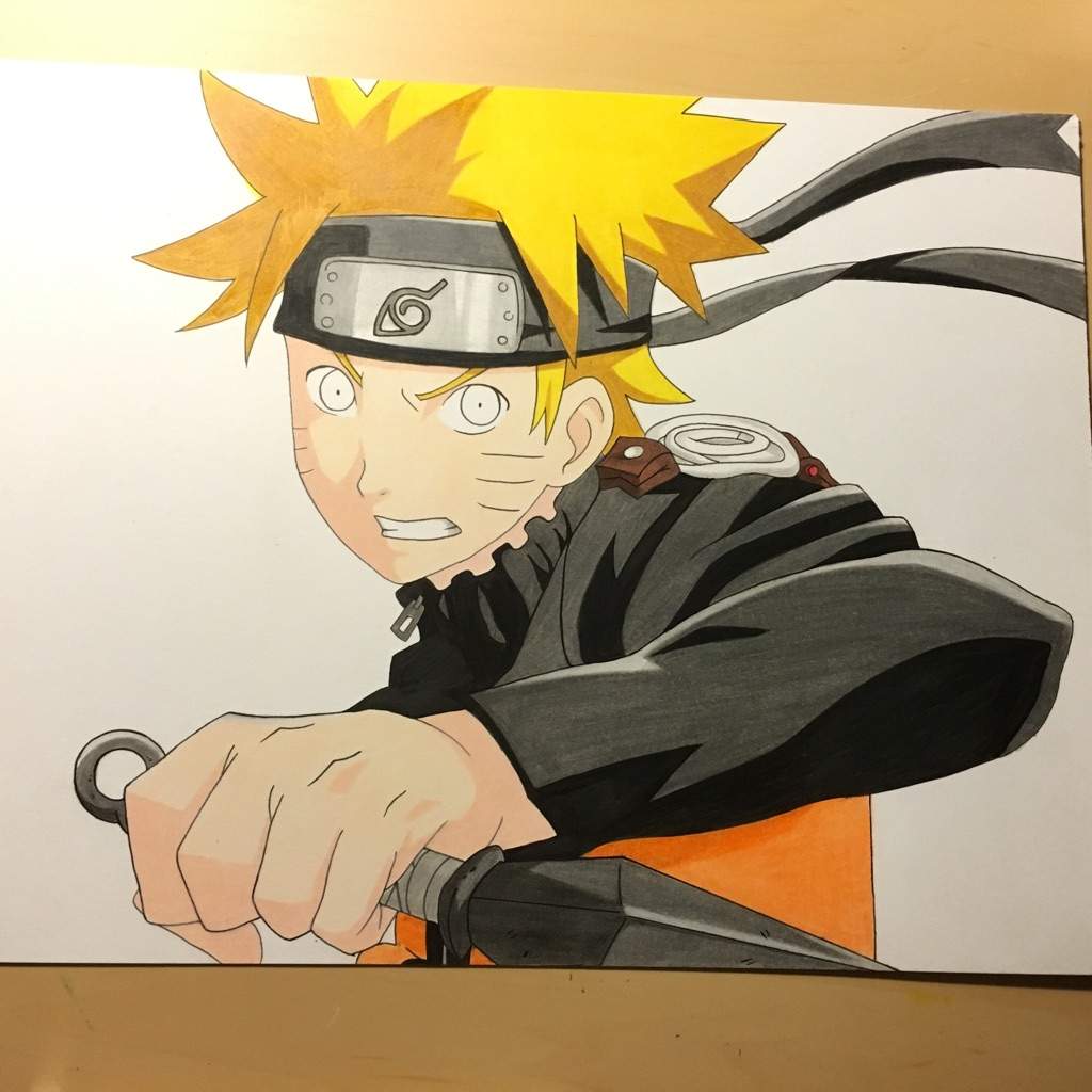 Naruto Uzumaki Drawing Outline