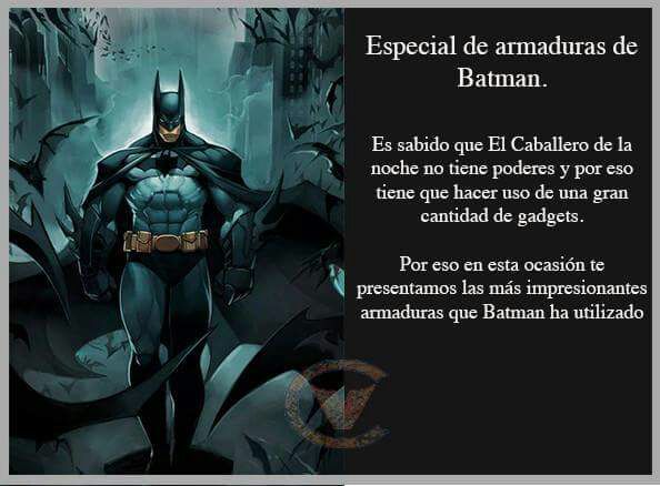 Todas las armaduras de batman | •Cómics• Amino