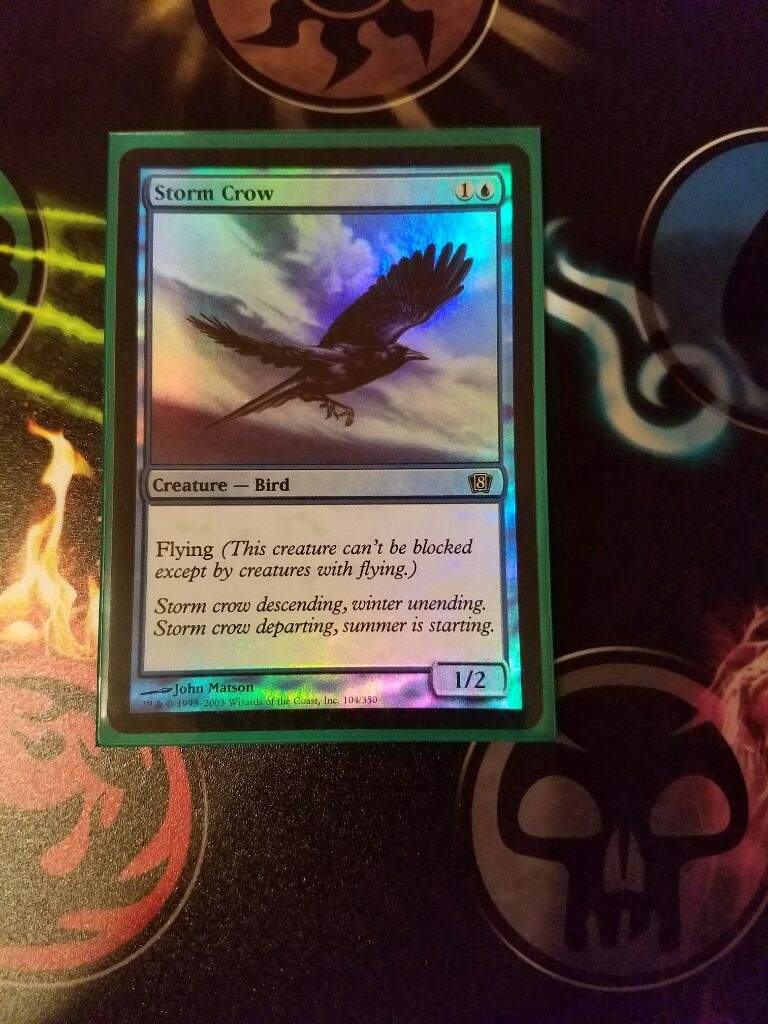 Storm crow. MTG карта Чак Норрис.