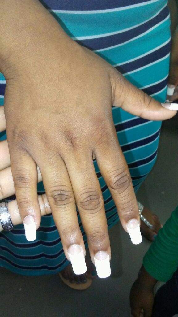 First time doing Acrylics!!! | Nail Art Amino