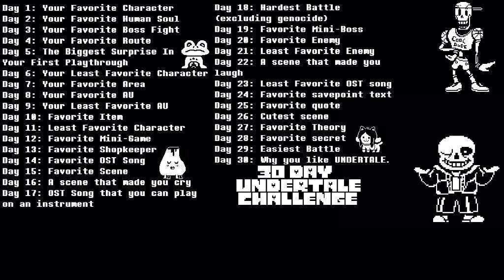 30-DAY UNDERTALE CHALLENGE (Day 2) | Undertale Amino