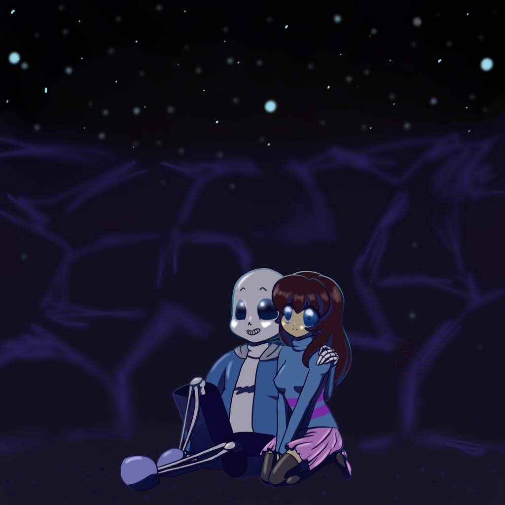 Anime Style Sans X Frisk Undertale Amino